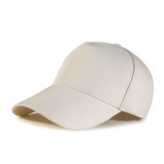 5 panels structured baseball caps