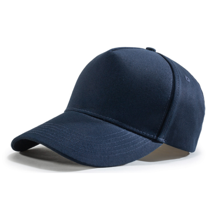 5 panels structured baseball caps