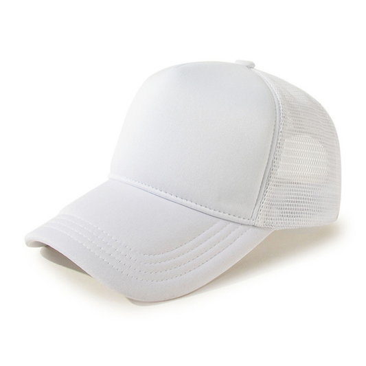 5 panels mesh back trucker cap